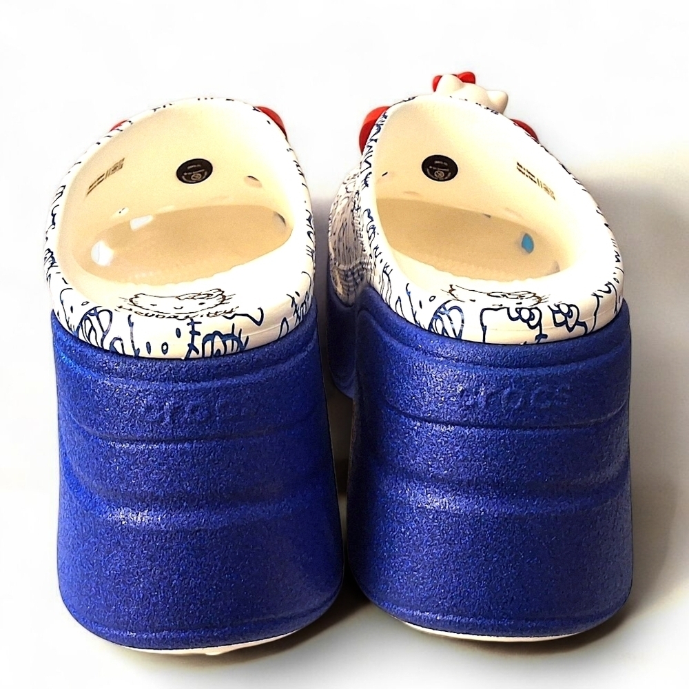 Hello Kitty x Crocs Mega Crush Clog – Limited Edition Platform – Size W10 - Picture 5 of 14